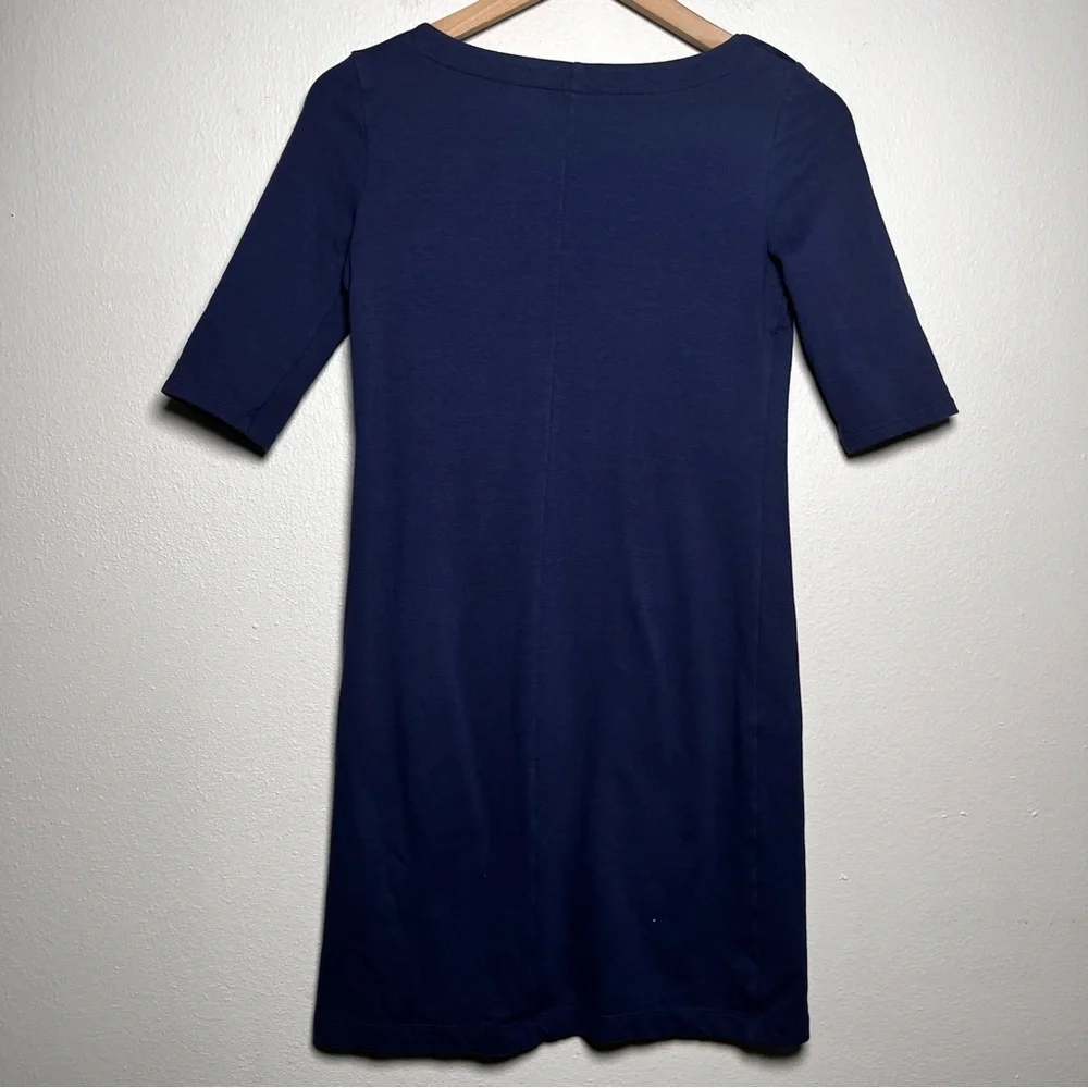 Lilly Pulitzer Women‎ Lilah Dress XXS Navy Blue Preppy Old Money Shift Nautical - Picture 8 of 11
